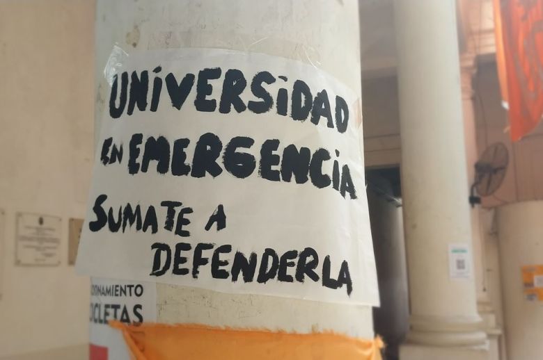 Con gran adhesión, se desarrolló un nuevo paro universitario