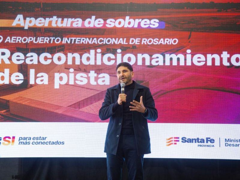 Pullaro: «Nación se borró y la Provincia se hace cargo de la pista del aeropuerto» de Rosario