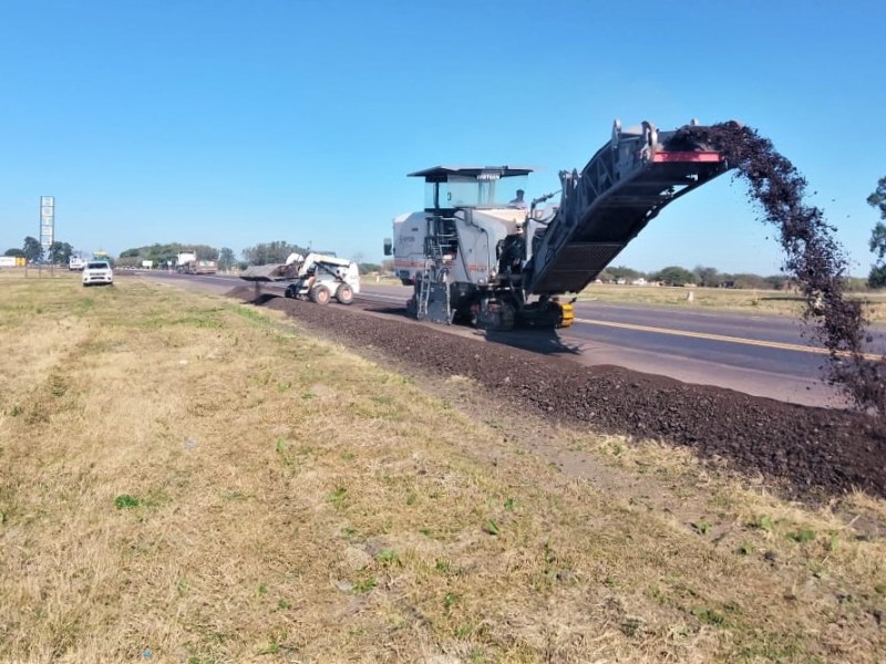 Vialidad Nacional continúa con la recuperación de la Ruta 11, entre Vera y Calchaquí