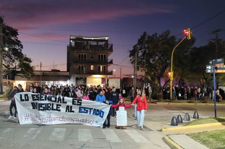 Emergencia en discapacidad: multitudinaria marcha en Chajarí repudiando el veto