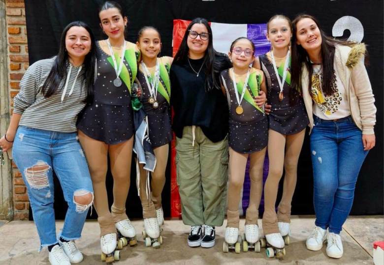 Patín artístico: Platense Porvenir dijo presente en San Justo y cosechó varias medallas