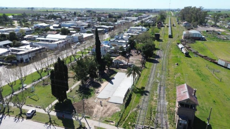 Santa Teresa: construyen el primer playón deportivo de la localidad