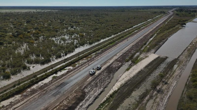 La provincia está a punto de terminar la pavimentación de la Ruta 32, entre Villa Ana y Tres Bocas