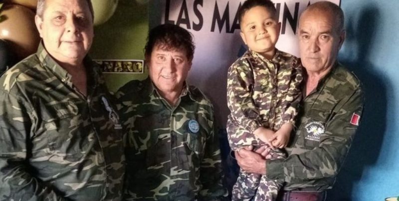 Pura emoción en Venado Tuerto: un niño pidió celebrar su cumpleaños con la temática de Malvinas
