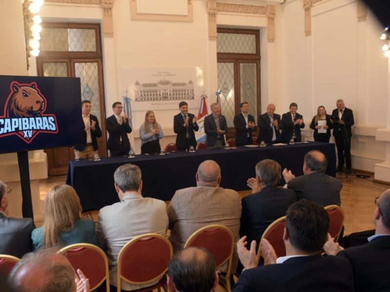 Nació Capibaras XV, la franquicia del Litoral para el Súper Rugby Américas 2026