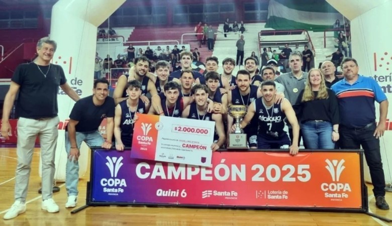 La Copa Santa Fe de básquet masculino tiene nuevo campeón: Atalaya de Rosario derrotó a Sanjustino