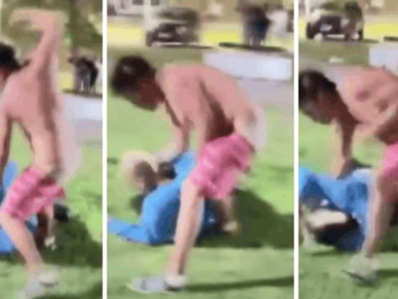 Brutal golpiza a un joven con discapacidad en una plaza de Roldán