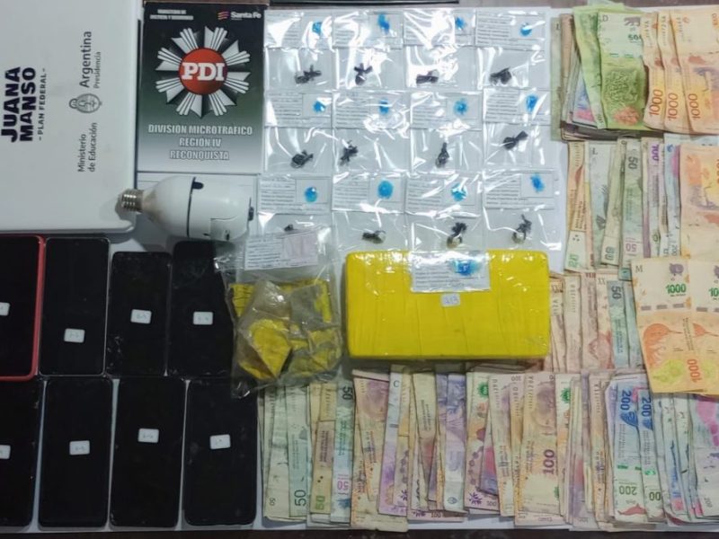 Reconquista: la PDI detuvo a una mujer y secuestró un kilo de cocaína