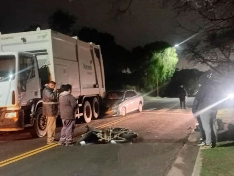 Múltiple choque en Paraná: dos menores y tres mayores resultaron heridos