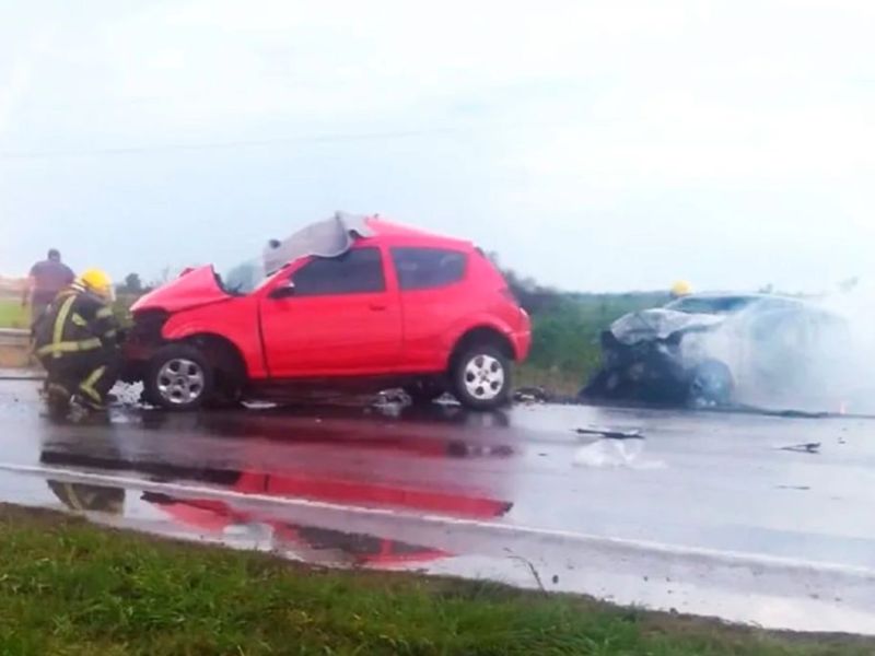 Accidente fatal en ruta 16, cerca de Larroque: un muerto y cinco heridos