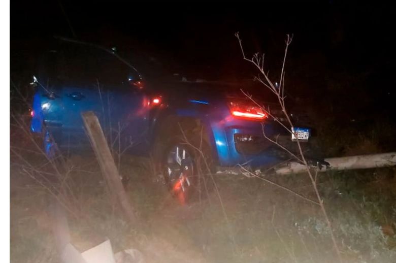 Chajarí: perdió el control de la camioneta y despistó sobre Autovía Artigas