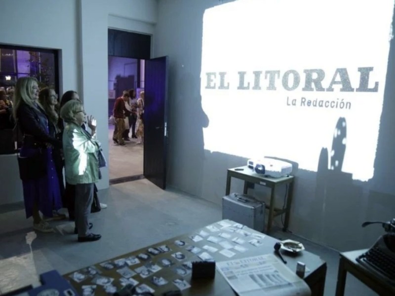 Una “máquina del tiempo” llamada El Litoral fue protagonista de la Noche de los Museos