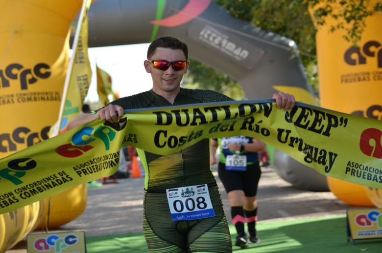 Concordienses dominaron en la penúltima fecha del circuito de duatlón
