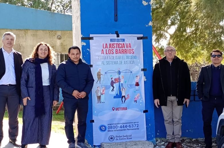 El programa La Justicia va a los Barrios estuvo en Rincón de Nogoyá