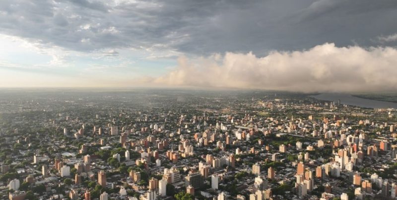 Emiten alerta amarilla por lluvias y tormentas para la zona centro norte de Entre Ríos