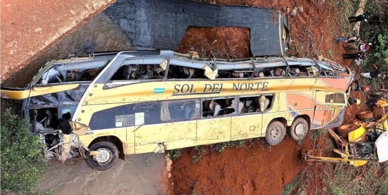 Misiones: qué declaró el chofer del micro que volcó en Ruta Nacional 14 sobre el intento de frenado brusco