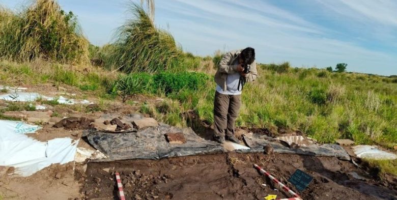 Hallan nuevos restos óseos humanos en el sitio arqueológico de Melincué