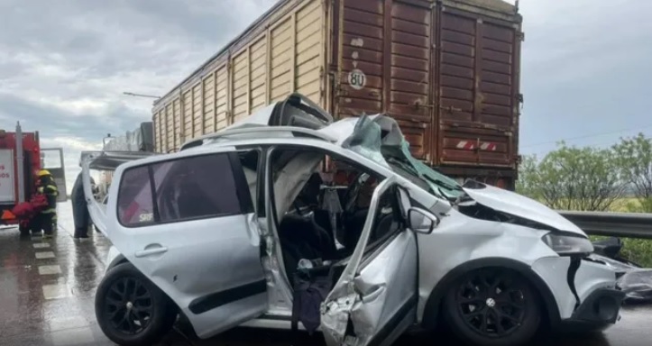 Un fallecido en un accidente en la autopista Rosario – Córdoba