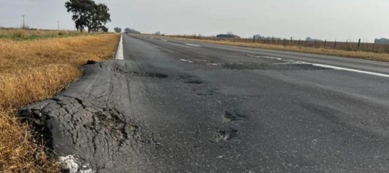 Chabás: presentaron un amparo para la reparación inmediata de la ruta 33