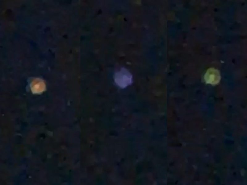 Filmaron un raro objeto luminoso y movedizo que irrumpió en el cielo nocturno de Vera