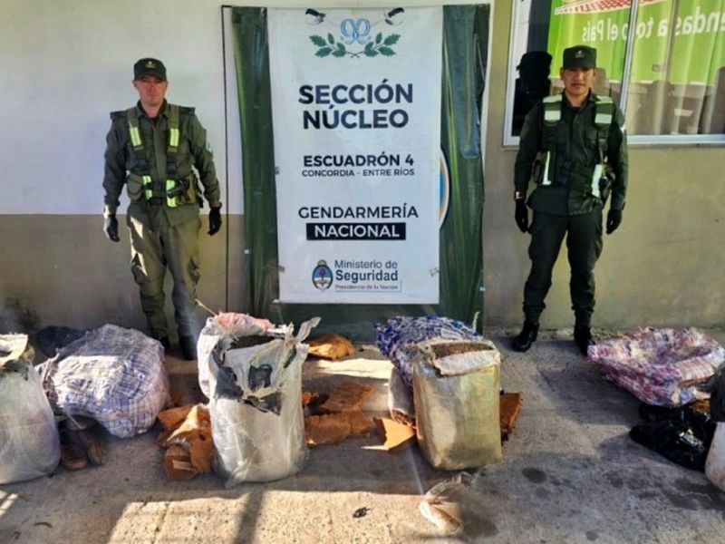 Siguieron una encomienda desde Concordia y desbarataron conexión narco entre Misiones y Buenos Aires