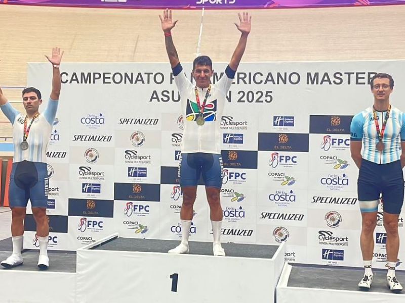 Luis Aquino se consagró Campeón Panamericano de Ciclismo en vueltas puntables en Paraguay