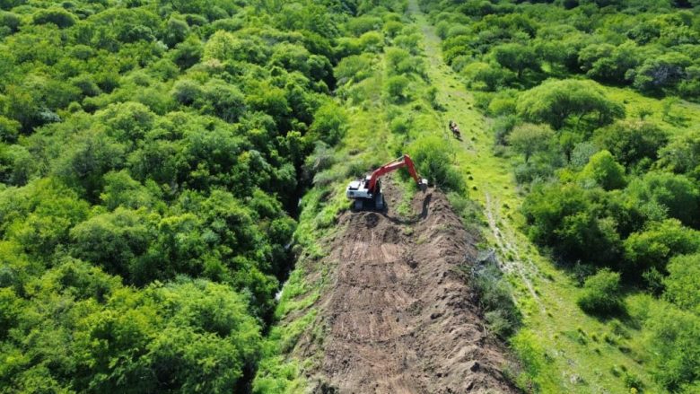 Realizan obras hídricas en Vera para afrontar lluvias intensas