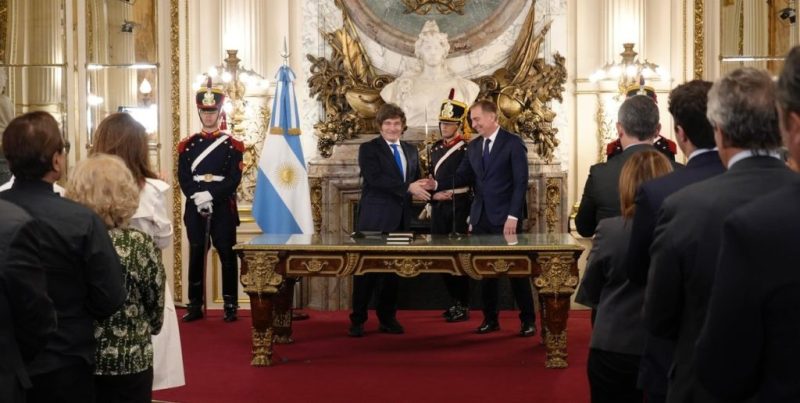 Diego Santilli asumió como ministro del Interior