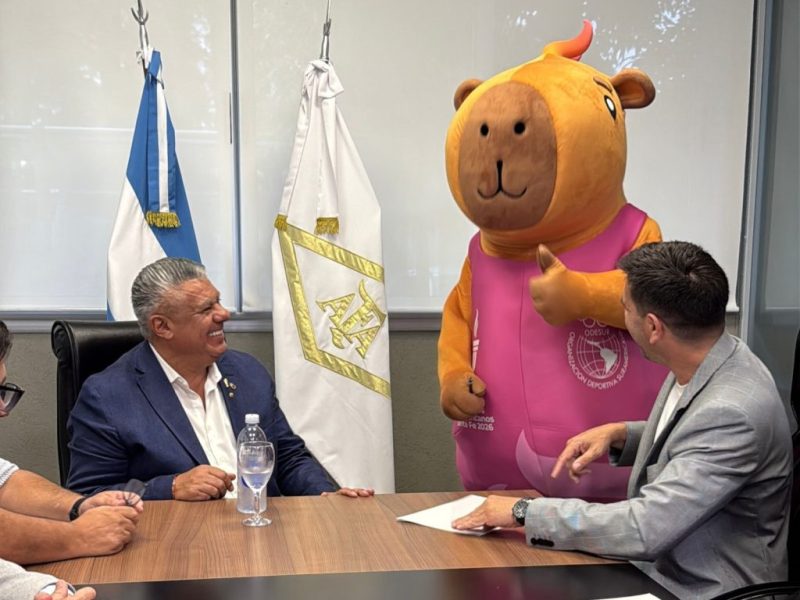 Juegos Suramericanos Santa Fe 2026: firman convenio con AFA para difundir la competencia