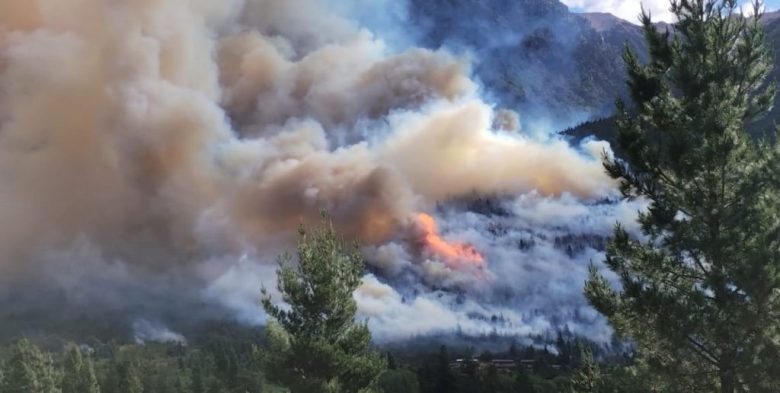 Incendios forestales: brigadistas combaten focos en el sur argentino