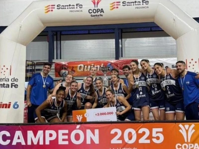 Náutico de Rosario se consagró campeón de la Copa Santa Fe de básquet femenino