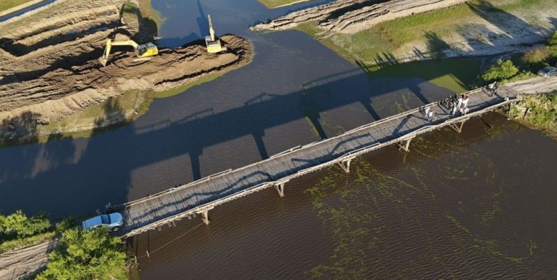 Refuerzan un puente clave en la costa santafesina para mejorar la producción