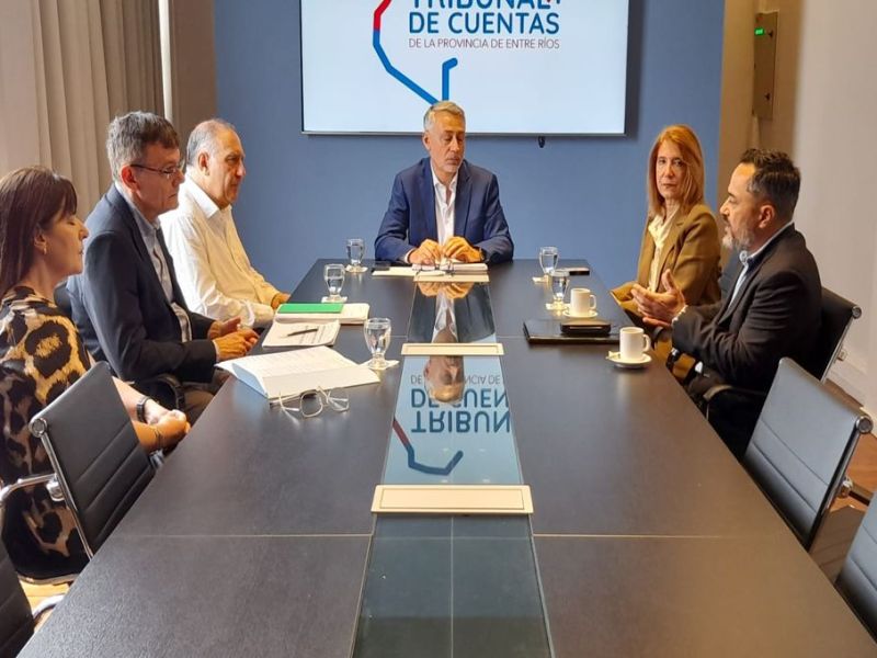 El Tribunal de Cuentas y el síndico fiscalizador de OSER coordinaron líneas de trabajo