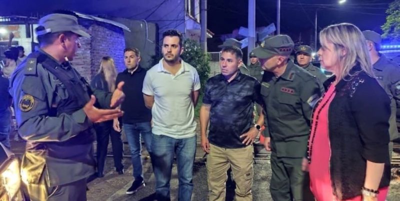 Funcionarios de Seguridad acompañaron a las guardias en Nochebuena