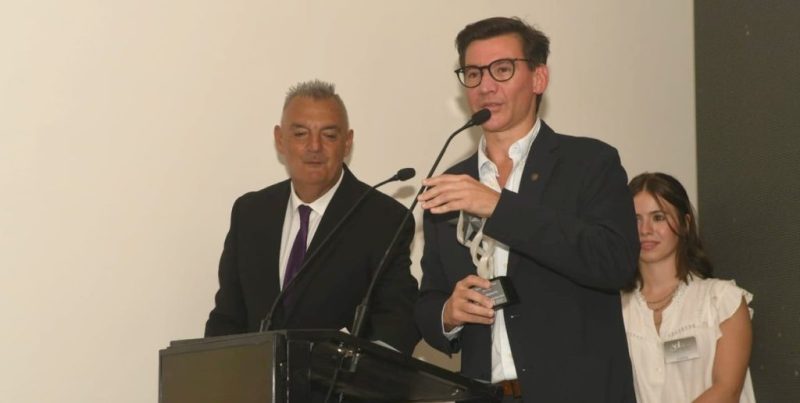 Daniel Di Lena, reconocido con el MICE Awards por la Copa Santa Fe, valoró la continuidad de la política deportiva