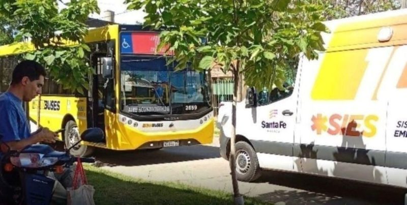 Una pasajera falleció a bordo de un colectivo urbano de Santa Fe