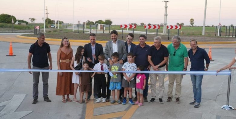 Habilitaron la rotonda del cruce de las rutas provinciales 70 y 68-S en Humboldt