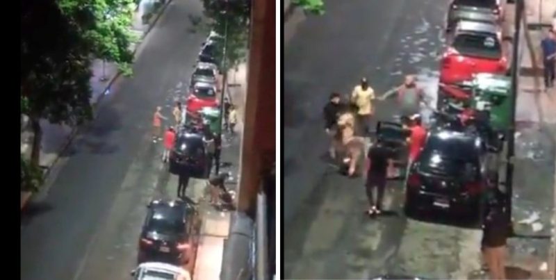 Riña callejera en Córdoba capital: cinco hombres se agredieron a golpes y botellazos