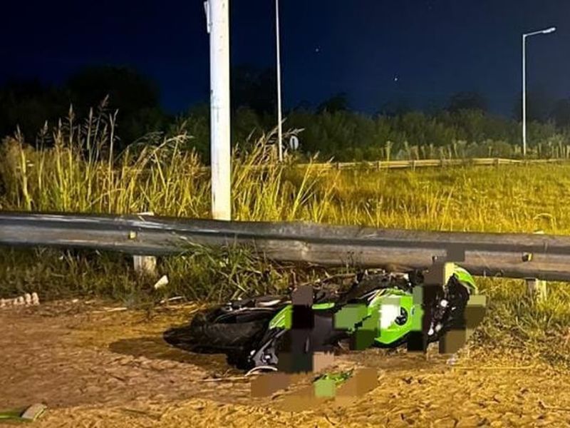 Murió un motociclista en un accidente en la Autovía Artigas