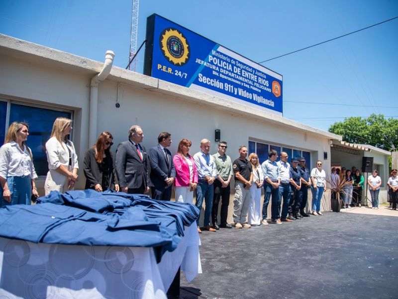 Se inauguró un Centro Unificado de Emergencias en Feliciano