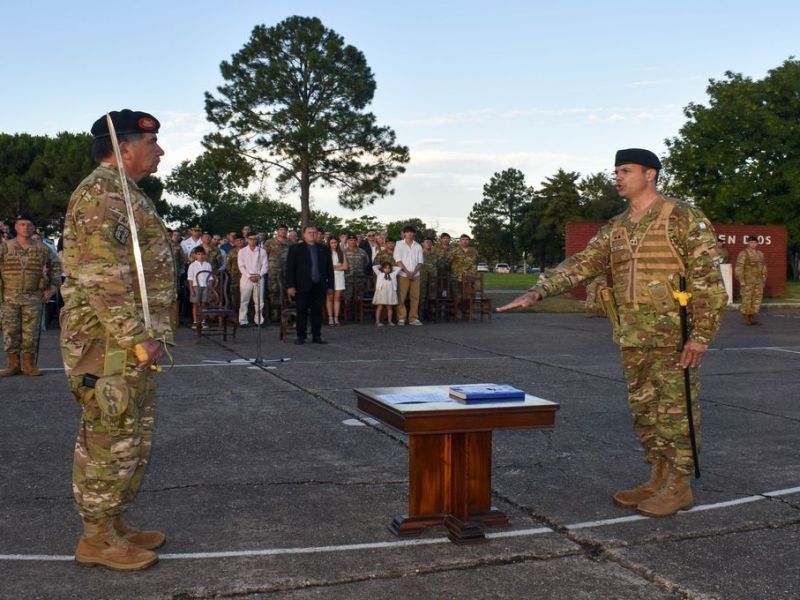 Asumió el nuevo jefe del Regimiento del Ejército en Chajarí