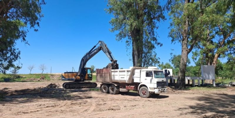 San Javier: avanzan las obras de la defensa hídrica y la nueva costanera