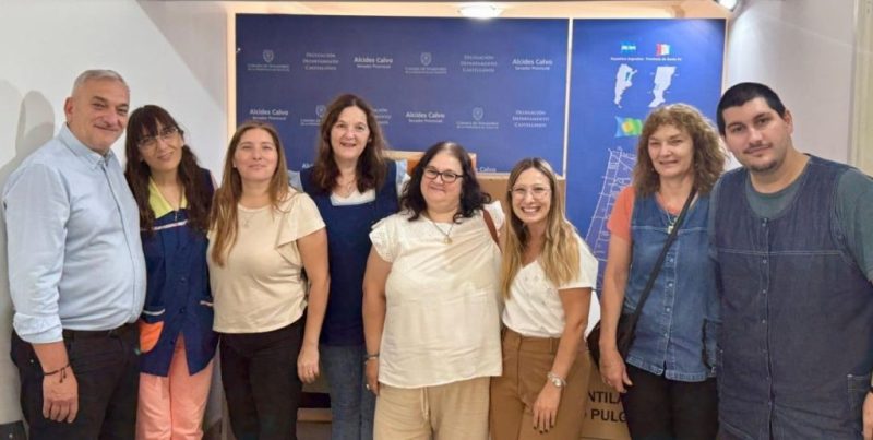 Calvo se reunió con directivos de escuelas de Rafaela