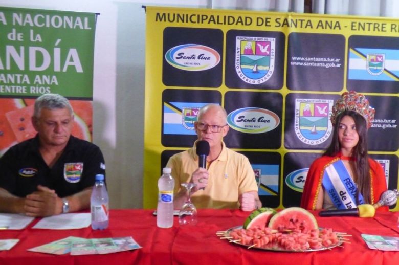 Santa Ana presentó su Fiesta Nacional de la Sandía