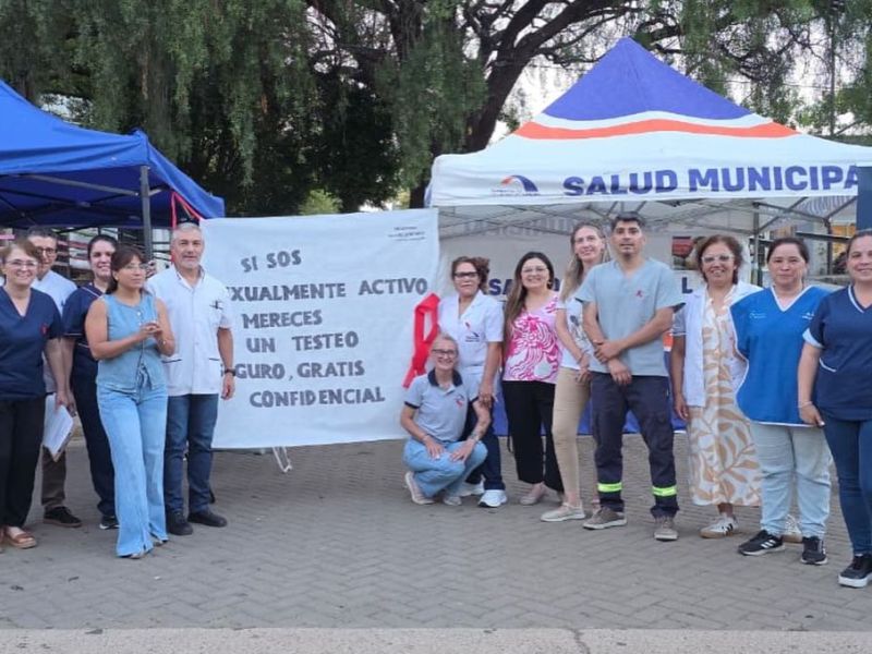 En Chajarí, realizaron testeos rápidos de VIH en la vía pública