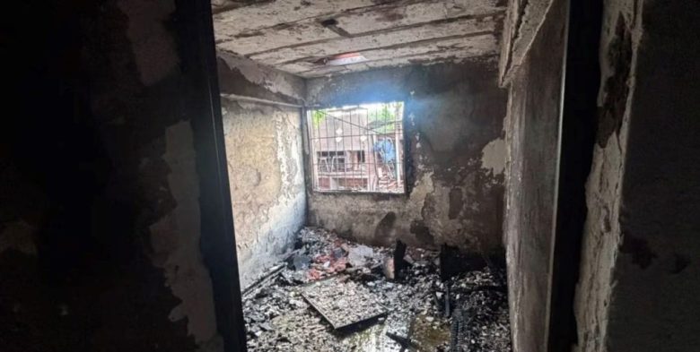 Mendoza: incendió su casa con su padre de 72 años en el interior y quedó detenido