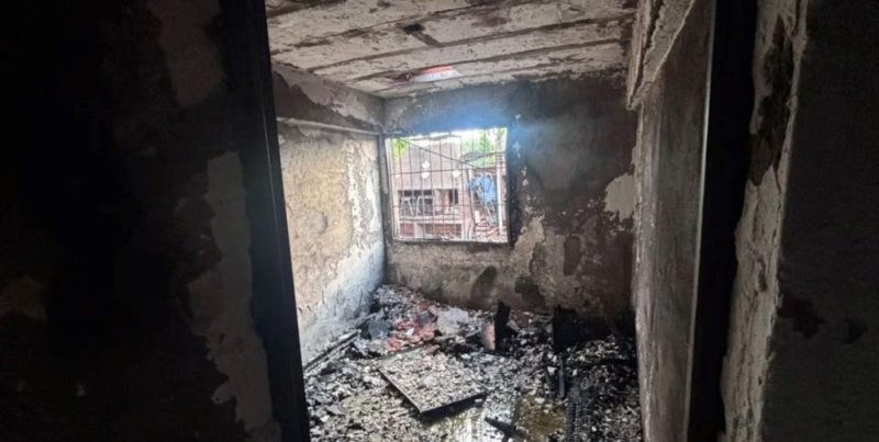 Mendoza: incendió su casa con su padre de 72 años en el interior y quedó detenido