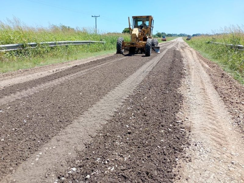 Vera: avanzan con un plan obras para recuperar el estado de las rutas 100s, 30 y 13
