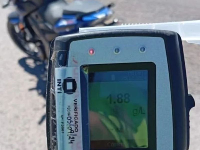 “Tomé una cerveza”: le hicieron un control de alcoholemia en Funes y dio la máxima medición