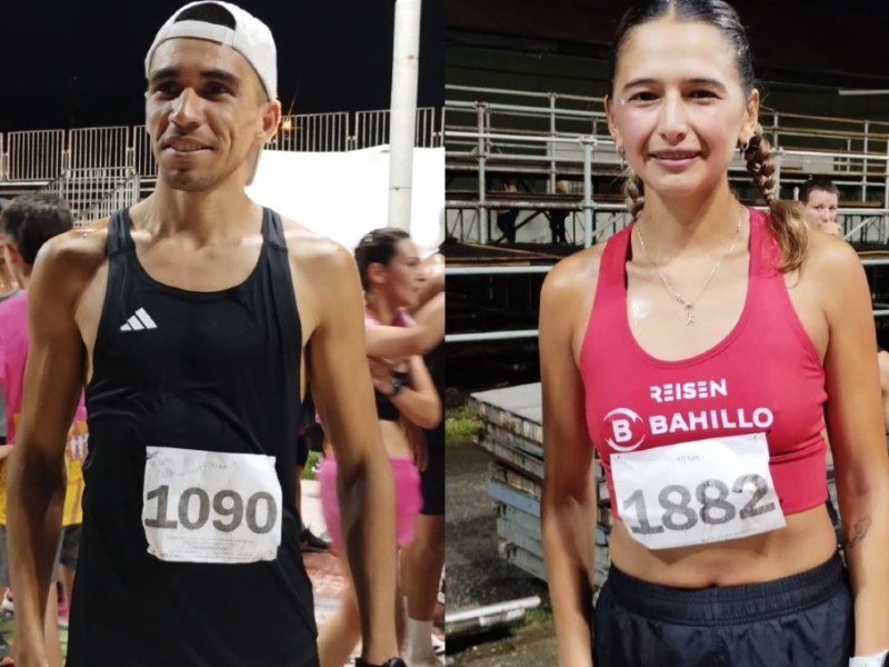 Edgardo Franco y Joana Navarrete, ganadores de la Maratón de Reyes